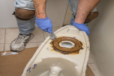 installing a new toilet