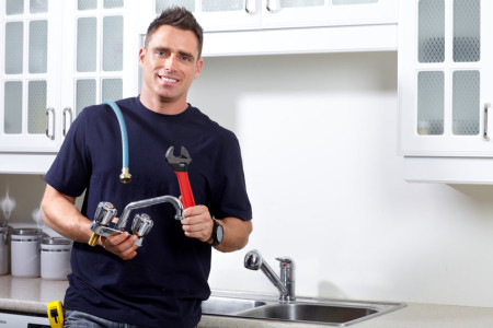Local Plumber with tools